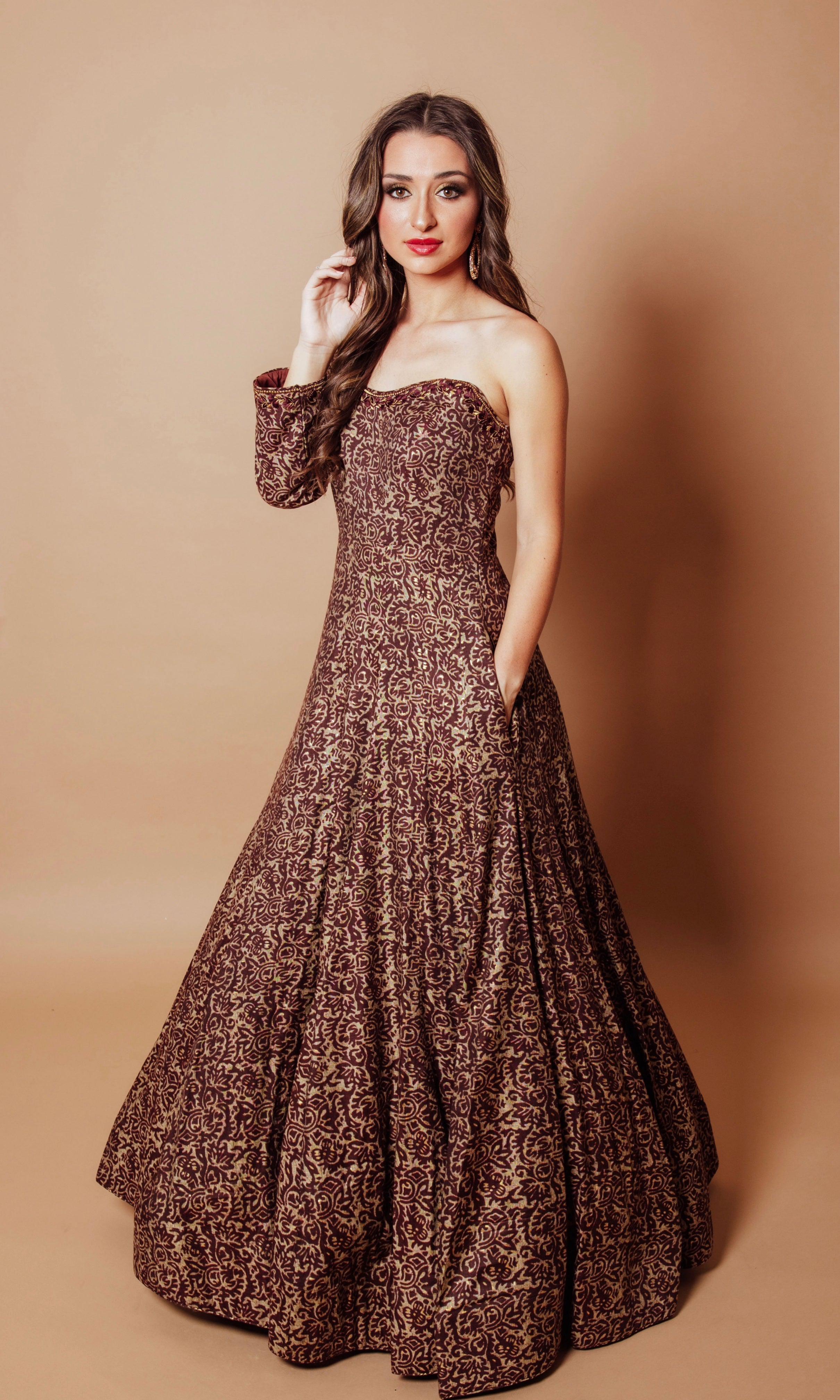 Designer Evening Gowns, Long Gown Dress, Buy Gowns Online | Ritu Kumar